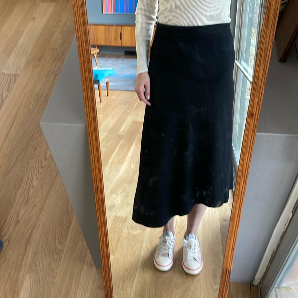 Dennis Merotto Wool asymmetrical skirt. Size 12.